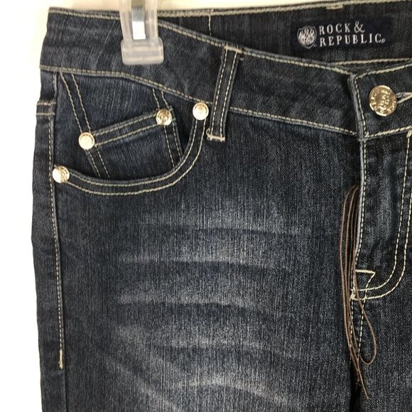 Rock & Republic blue jeans - Picture 3 of 12